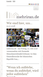 Mobile Screenshot of mehriran.de